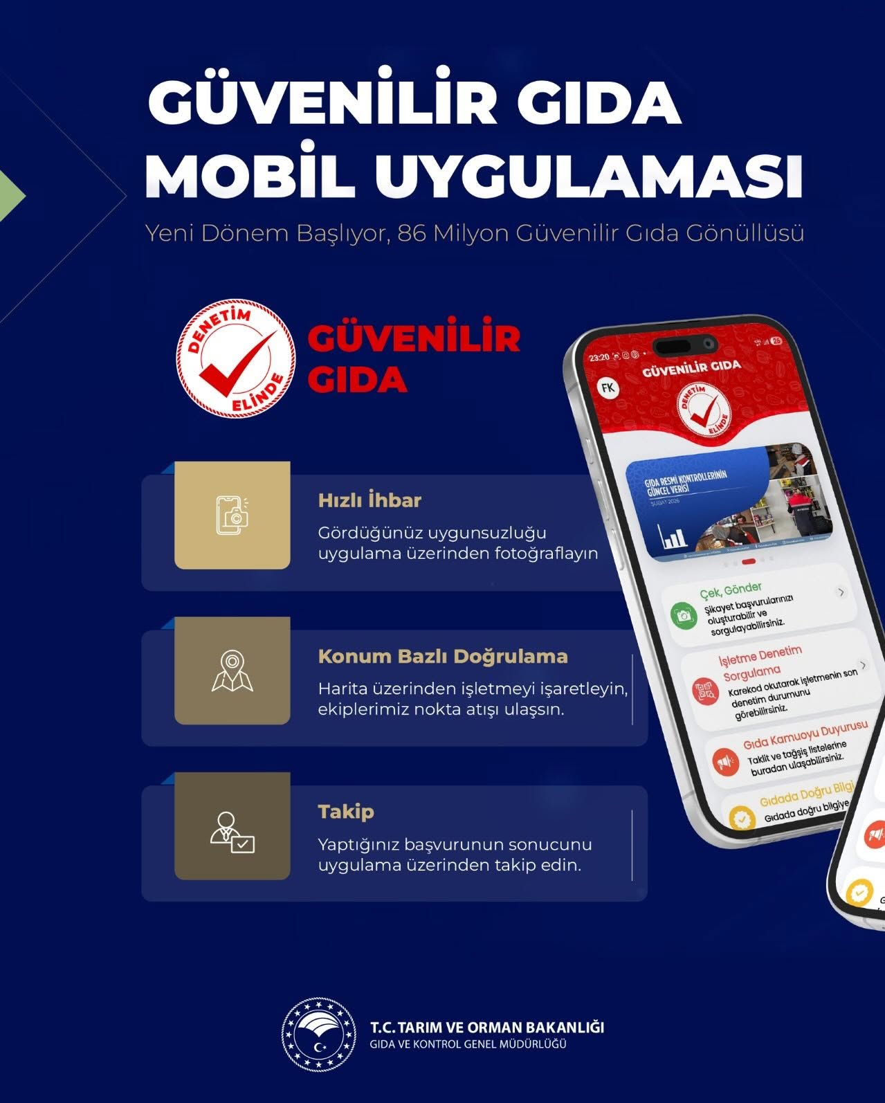 GÜVENİLİR GIDA MOBİL UYGULAMASI